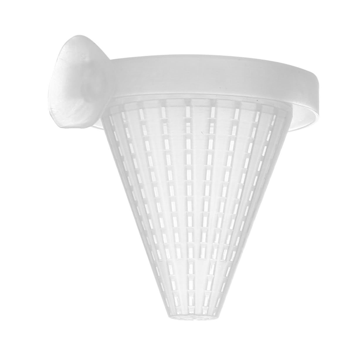 Cabilock 3pcs Automatic Aquarium Red Worm Feeding Cone Cups with Suction Small Tank Feeder for Fish and Shrimp