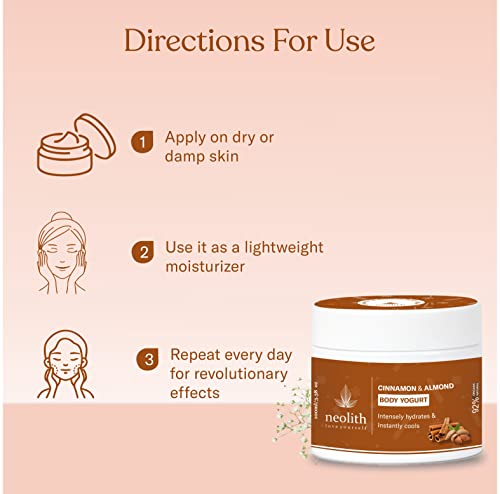 Neolith Cinnamon Almond Body Yogurt, 100 g (Pack of 1) - Image 3