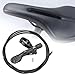 Aosekaa Bike Seatpost Dropper Remote Lever Shifter Replacement Supplies Lightweight Tools with Cable and End Cap for Mountain Bikes, Black