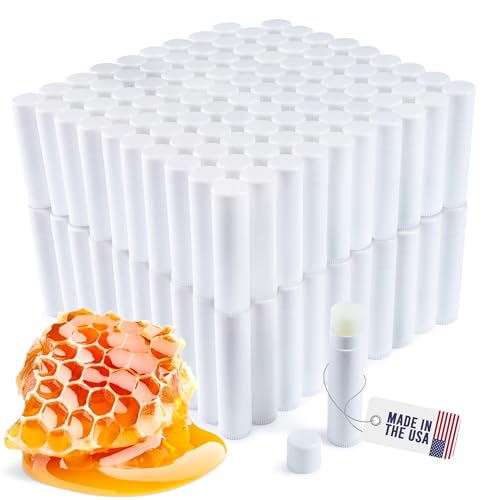 BELLADONNA Lip Balm Bulk Unlabeled - Made in USA Bulk Chapstick - Natural Ingredients Vitamin E Shea Butter - Custom Chapstick Bulk For Party & Wedding Favors (200 Count, Honey)