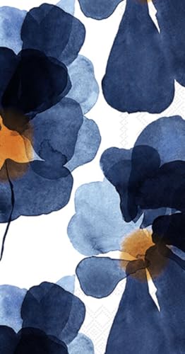 Serviettes en papier Marimekko bleu buffet serviette de luxe 3 plis