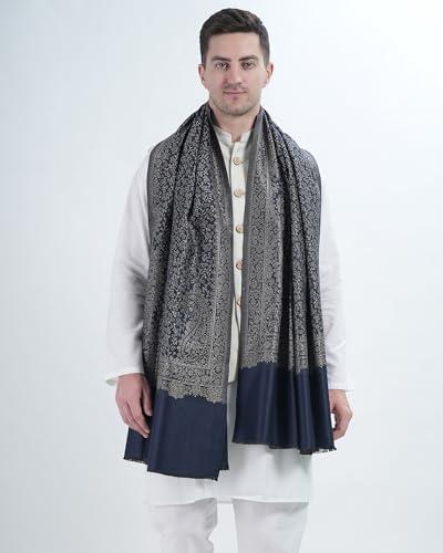 Image of Men's Kashmiri Wool Jamawar Shawl