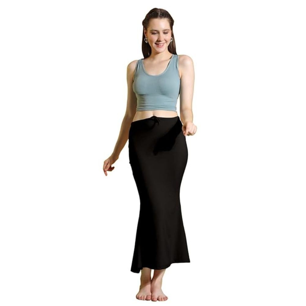 YM - Lycra Fishcut Saree Shapewear Petticoat for Women, Shapers for Womens Sarees-image-35