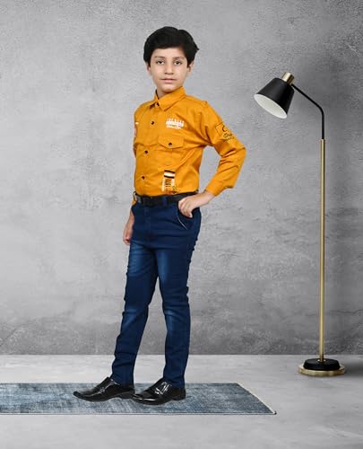 Image of Boys Boys Shirt and Jeans Set