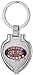 NCAA Auburn Tigers Metal Heart Locket Keychain