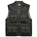 LIUZIXI Gilet Multi Tasche da Uomo - Gilet da Arrampicata per Cavalli Fotografica Casual All'Aperto, Gilet Estivo Senza Maniche in Maglia Asciugatura Rapida Traspirante da Viaggio Gilet,Verde,3