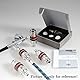 Sagud Airbrush Feuchtigkeitsfang Der Neue Premium Airbrush Inline Mini Luftfilter Airbrush Wasserfeuchte Ölfalle Separator Kit zum Anschluss an Airbrush und Schlauch mit 1/8 Gewinde