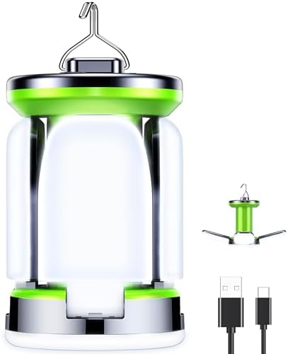 Blukar Lámpara Camping, Linterna de Camping Led Recargable - 7 Mo...