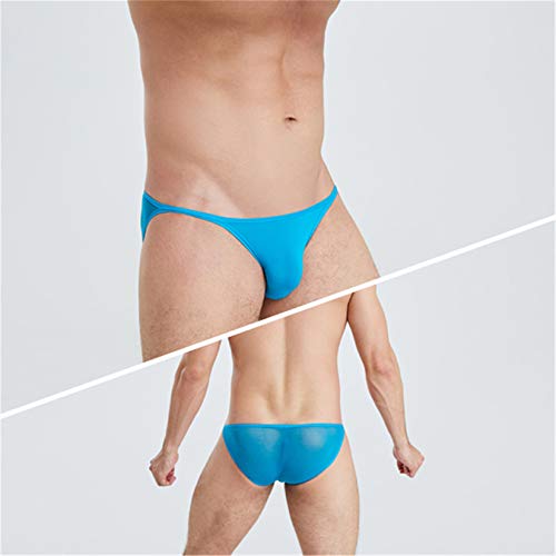 Andongnywell Men's Basic Bikini Briefs Pack Low Rise Ice Silk Underwear panties Knickers underpants2