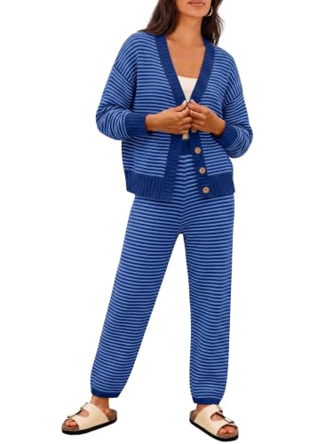 Image of LILLUSORY Women 2 Piece Sweater Matching Lounge Sets 2026 Fall Outfit