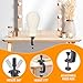 Hemndic Wig Stand with Head, Height Adjustable Wig Stand, Wig Head Stand with Mannequin Head with Extra Wig head Clamp Stand