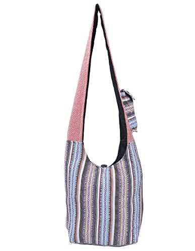 Image of THE COLLECTION ROYAL Graphic Crossbody Bag for Women, Boho Purse, Boho Bag, Hippie Bag, Hippie Purse, Cloth Purse for Women