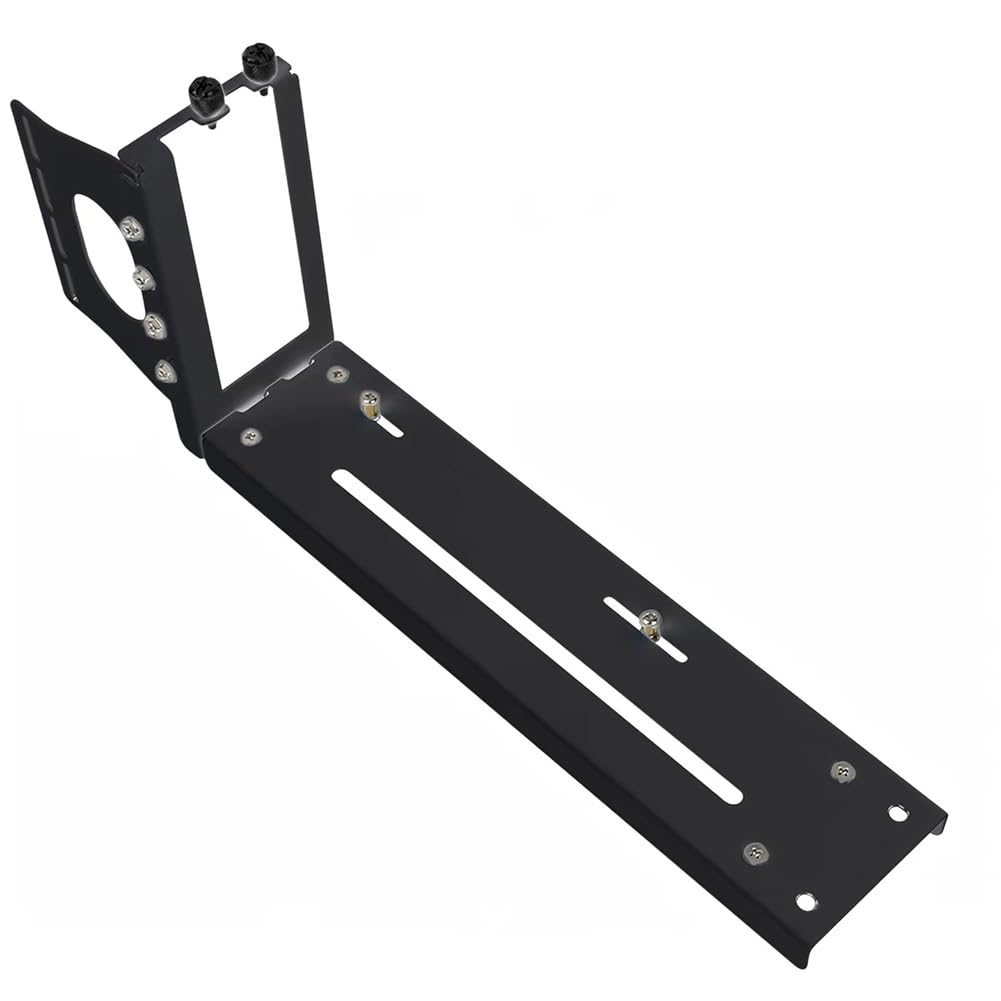 UDSKNV[KSL Vertical GPU Mount Bracket 2 Slots Graphics Card Holder External EGPU Docking Station Stand External GPU Docking Station Black