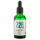 INCI: Argania spinosa Naissance Aceite Vegetal de Argán de Marruecos BIO n. º 228 - 50ml - Puro, natural, vegano, certificado ecológico, sin hexano y no OGM - Hidratación natural para el rostro, el cabello, la barba y las cutículas.