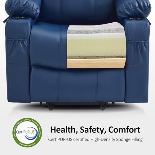 Image of MCombo Power Lift Recliner Chair for Elderly, Heat and Massage 7040(Medium)