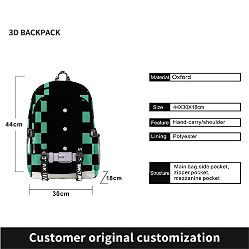 ISaikoy Anime Shikimori's Not Just a Cutie Backpack Shoulder Bag Bookbag School Bag Daypack Color c12