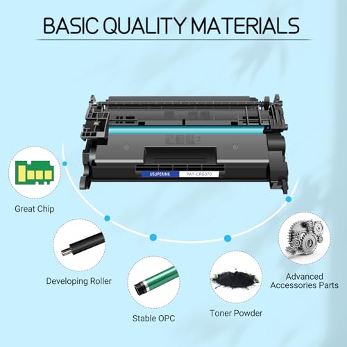Image of USUPERINK CRG070 Toner Cartridge Compatible Replacement for Canon 070 | CRG070 CRG-070 for imageCLASS MF465dw MF462dw MF460dw LBP246dw LBP247dw LBP240dw Printer (Black,2-Pack)