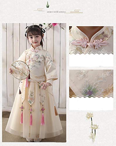 Disfraz chino tradicional Hanfu para niñas miniatura 4