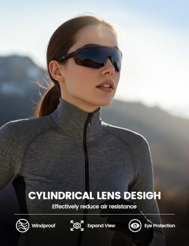 Image of Lamicall 24g Polarized Sports Sunglasses for Men Women - UV400 Protection Sun Glasses for Baseball Running Cycling Fishing