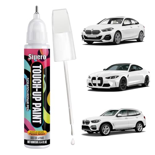 Alpine White (300) for BMW Touch Up Paint Pen - Exact Color Match Chip & Scratch Repair - Compatible with 3 Series X1 X5 4 Series