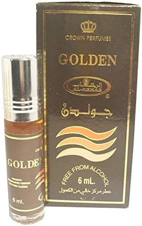 Al Rehab Golden Attar Free From Alcohol Long Lasting Perfume Oil 6ml