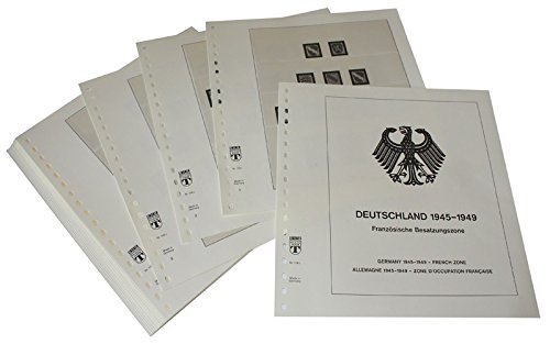 LINDNER Feuilles pré-imprimées Allemagne 1945-1949 pour collection de prestige