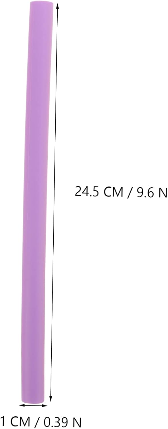 18pcs Reusable Silicone Straws Bendable Dishwasher Safe Straws for Beverages
