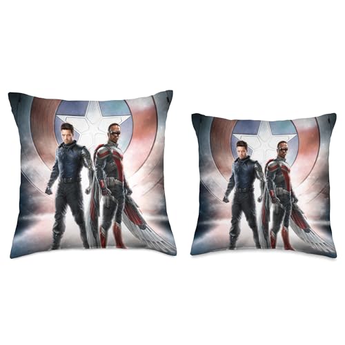 Coussin Captain America Marvel fatigue lombaire soulagée déco salon Falcon Winter Soldier - 4