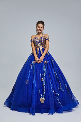 Image of Women's Beading Sweetheart Ball Gown Tulle Layed Long Quinceanera Dress