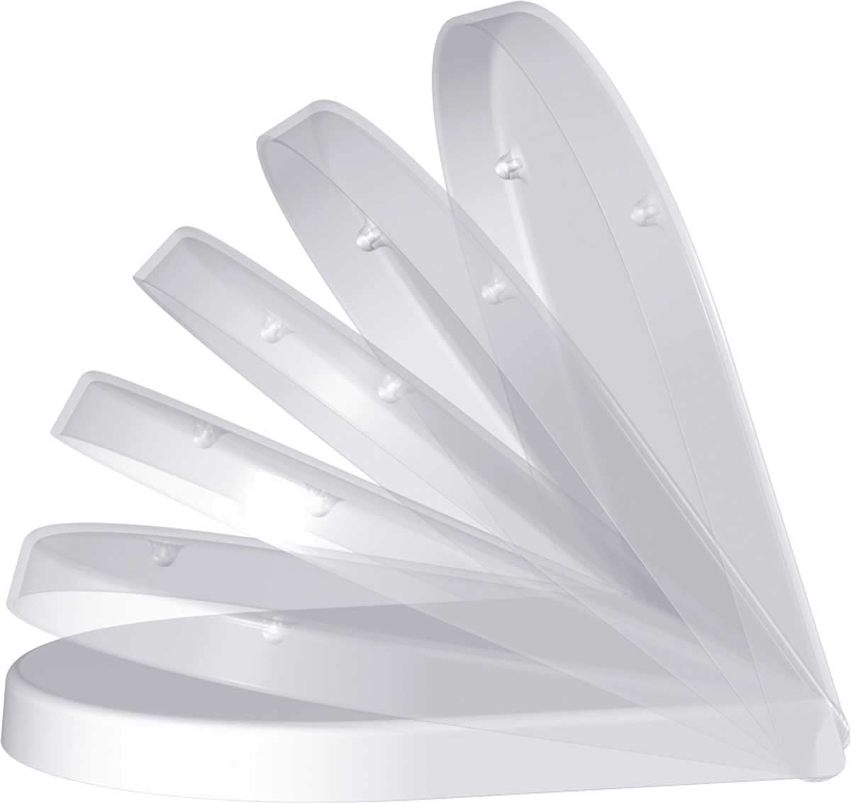 Toto Germany Pagette S 3 Asiento de Inodoro - para zu Duravit Starck 2, Starck 3, Darling Nuevo, Happy D - Blanco