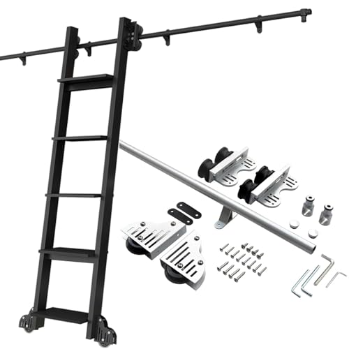 Rail d'échelle coulissante kit matériel complet acier carbone 2m