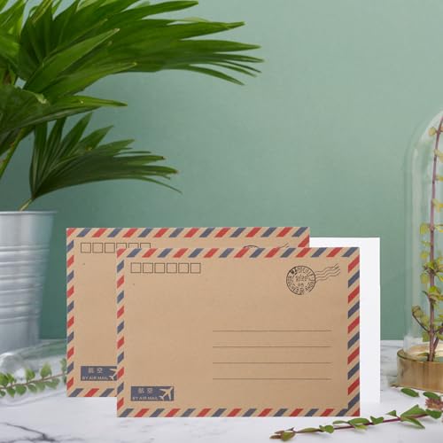 Sobres de carta kraft contra roturas con tarjetas para invitaciones de viaje de ifundom 6