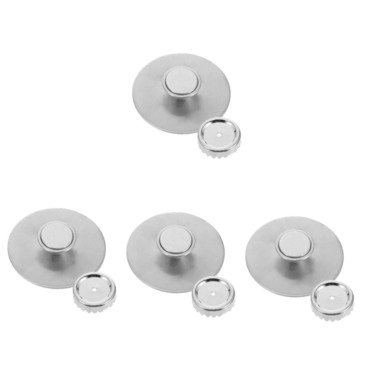 Lurrose 4 Stück Magnetischer Seifenhalter Magnetischer Seifenstück Badezimmerseifenhalter Badezimmerseifenstück Montierter Dusch Berührungslose
