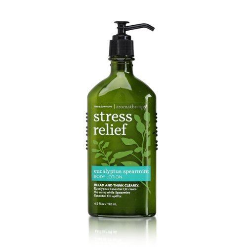 Bath & Body Works Aromatherapy Body Lotion with Free Hand Sanitizer (Eucalyptus Spearmint)