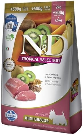 Ração N&D Tropical Selection Para Cães adultos Mini Suino Leve 2,...