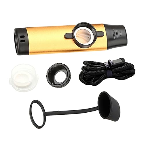 Kazoo doré facile à jouer pour musiciens débutants de tous âges