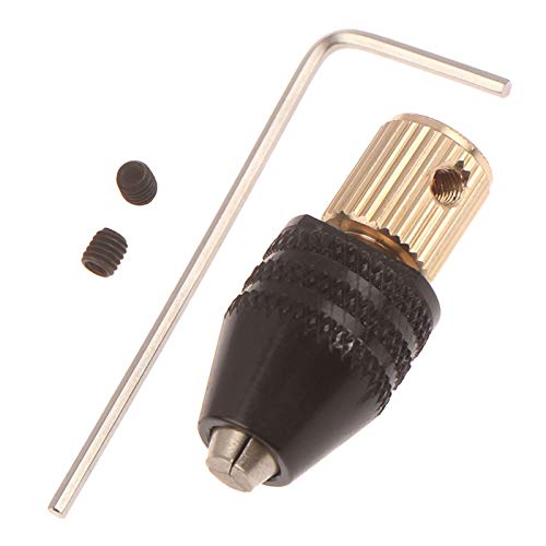 Drill Set bit Electric Motor Shaft Mini Drill Chuck Fixture Drill Bit Micro Drill Chuck Hex Drill Chuck Adapter Drill Collet Adapter(2)