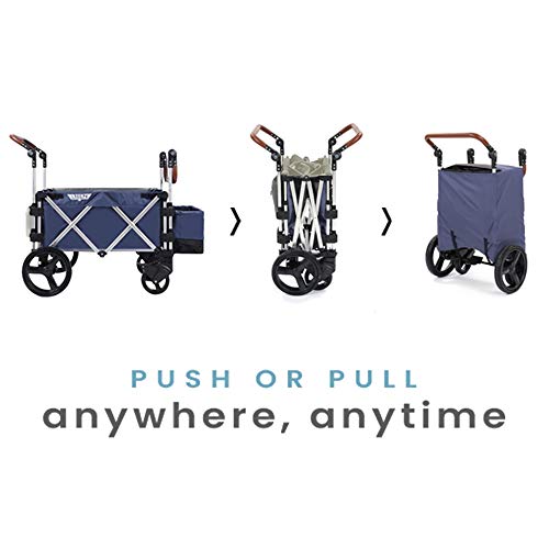 Keenz Stroller Wagon – 7S Pull/Push Wagon Stroller – Safe and Secure Baby Wagon Stroller and Stroller for Big Kids – Versatile Wagon Stroller Ideal for Special Needs (Blue) - Thumbnail 7
