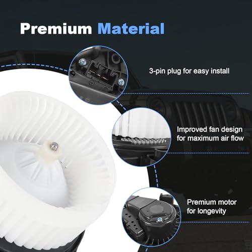 Image of AC Heater Blower Motor Compatible with Ram 1500 Classic 2019-2022