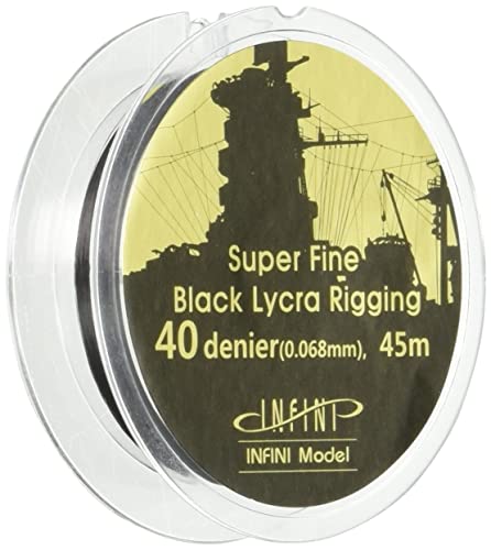 Superfine rigging (0.068 mm diameter black) by Infinity model