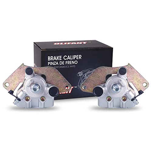 Front Brake Calipers for Honda Rancher 420 07-20 Foreman 500 12-20 Rubicon 500 15-20 Left & Right with Pads 45150-HP5-601 45250-HP5-601