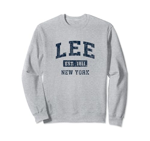 Diseño deportivo deportivo vintage de Lee New York NY Sudadera