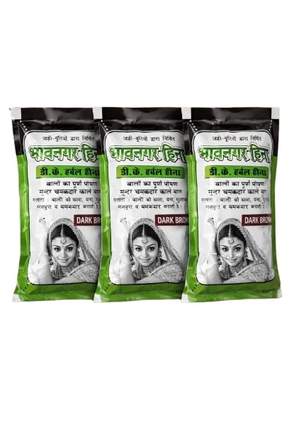 D K Herbal Heena Special Dark Brown, ORIGINAL, Lic. No. 65/Cos./pb._ PACK OF 3 (40gm*3)_120GM-picture-45