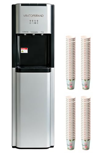 Consejos para Comprar Dispensador de Agua Con Frigobar - 5 favoritos. 44 Dispensador de Agua con Llenado Inferior, 3 Ajustes de Temperatura de Agua Caliente, Fría y Temperatura Ambiente, Funcionamiento Silencioso y Bloqueo Para Niños,Luces Indicadoras...