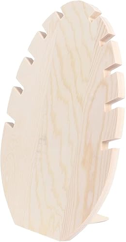 Miniatura 6 de Fydun Wooden Standing Necklace Display Rack Plate Rack MultI Necklace Rack Small Wide Range Of Uses (S (20x12.5x7cm7.9x4.9x2.8in))