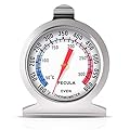 Oven Thermometer 50-300°C/100-600°F, Oven Grill Fry Chef Smoker Analog Thermometer Instant Read Stainless Steel Kitchen Cooking Thermometer