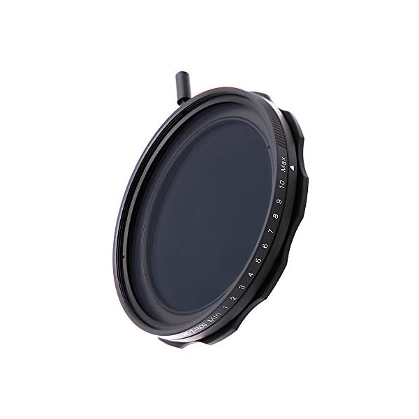 JONGSUN Variable ND Filter 62mm, S-Pro HD MRC 16-Schicht Nanobeschichtung, ND2-ND1000, Kameraneutraler Dichtefilter