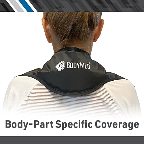 Image of BodyMed Reusable Gel Ice Pack Cold Compress for Neck - Professional Grade Cold Therapy for Injuries, Aches, Swelling, Bruises, Sprains - 21 in. x 6 in. (Neck Contour)