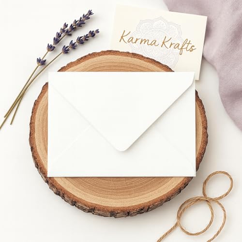 Sobres blancos de alta calidad 100 x 133 mm para tarjetería invitaciones y correo postal 2