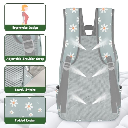 Fiuned Mochila escolar para adolescentes e crianças, conjunto de mochila com lancheira, estojo para